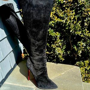 COPY - Christian Louboutin Black Suede boots